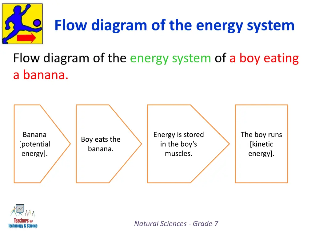 flow diagram of the energy system