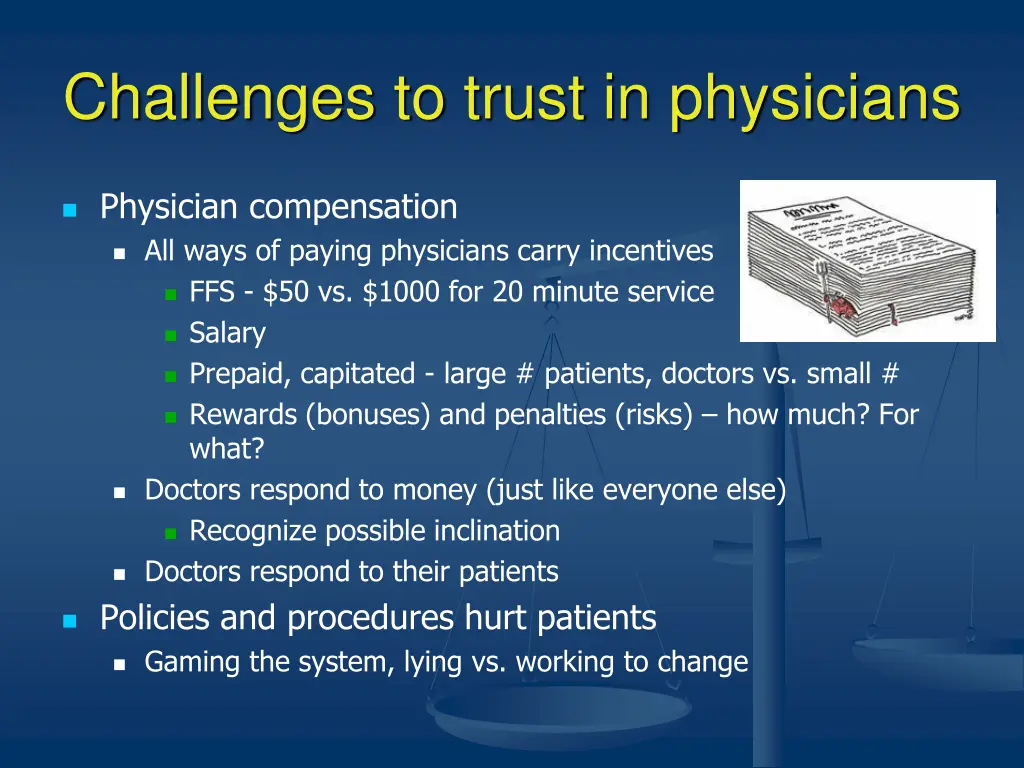 challenges to trust in physicians 1