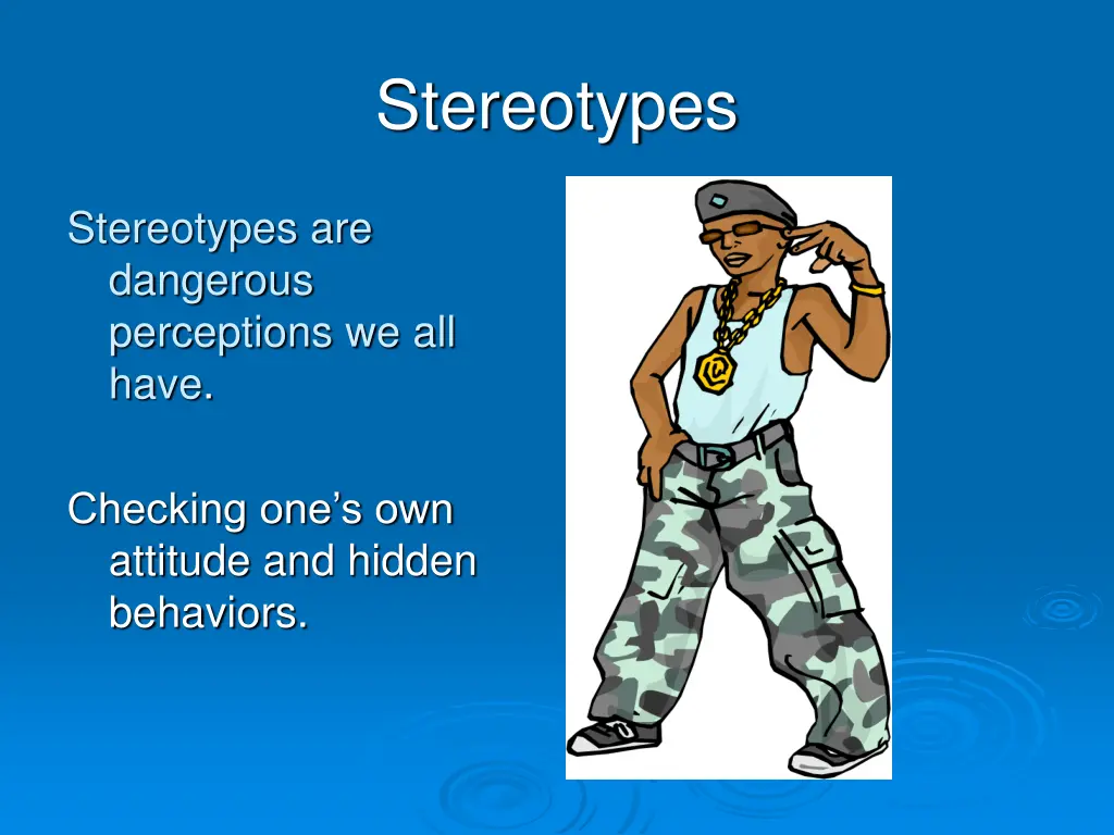 stereotypes