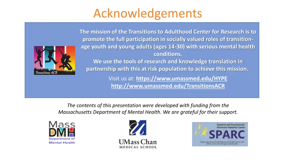 acknowledgements