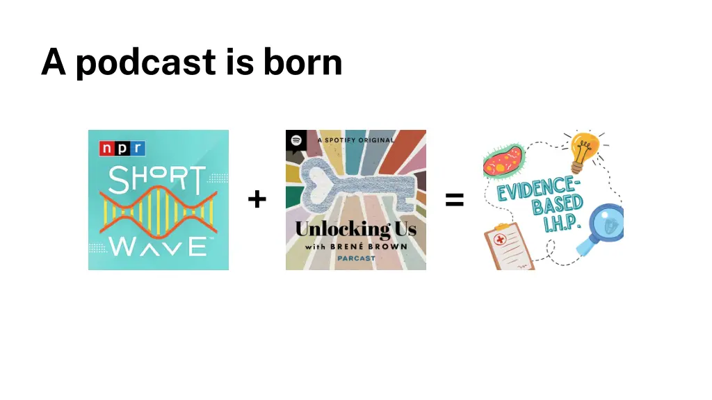 a podcast is born