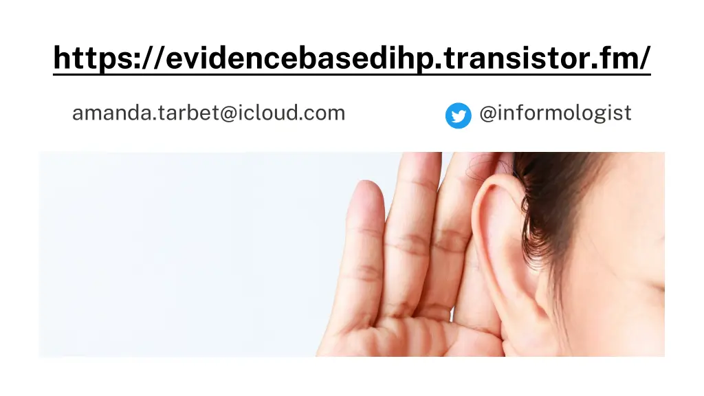 https evidencebasedihp transistor fm