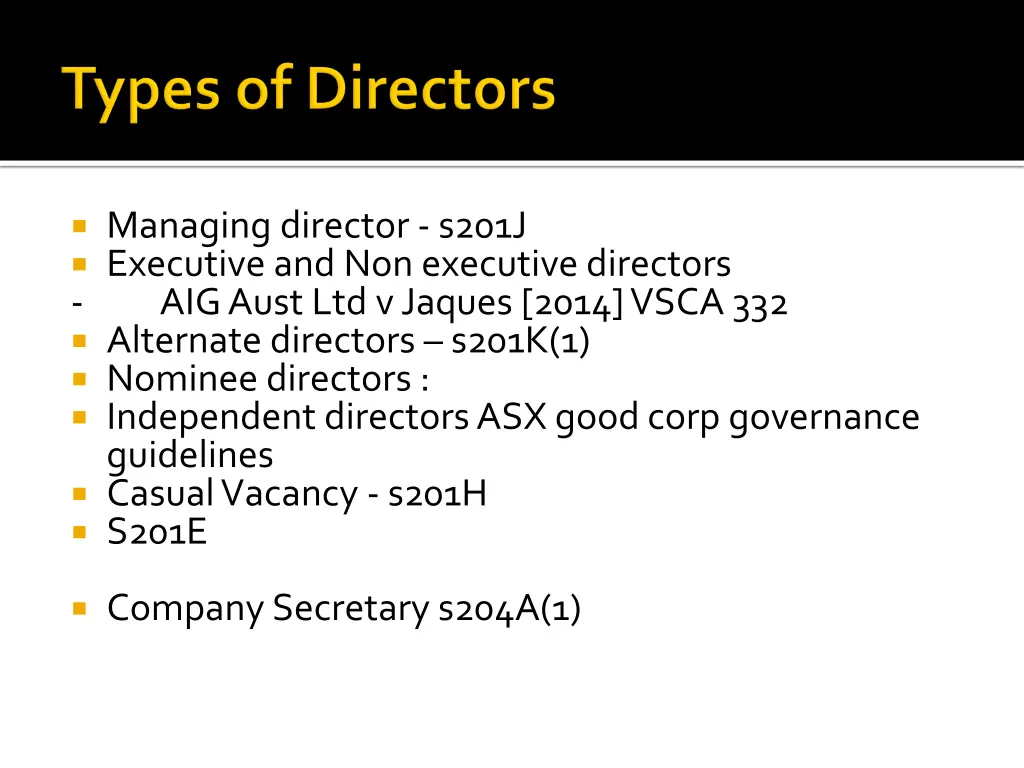 managing director s201j executive