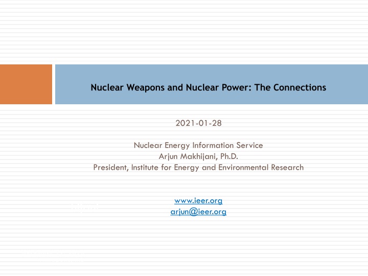 nuclear weapons and nuclear power the connections