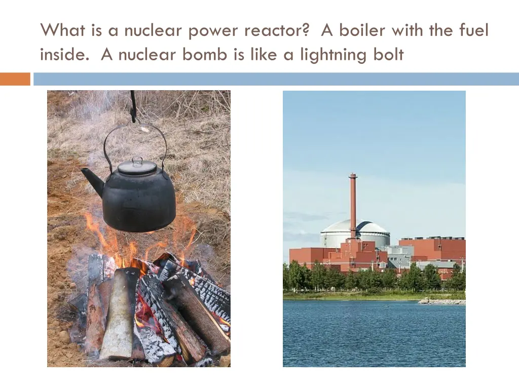 what is a nuclear power reactor a boiler with