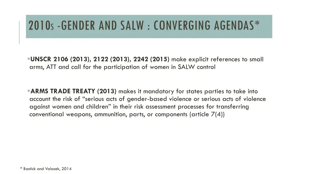2010 s gender and salw converging agendas