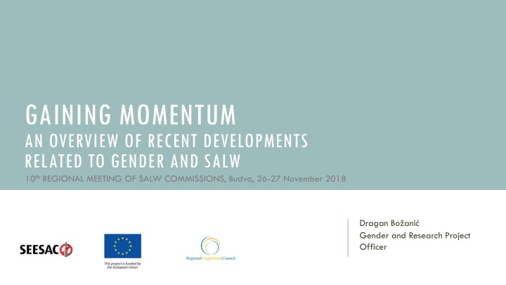 gaining momentum an overview of recent