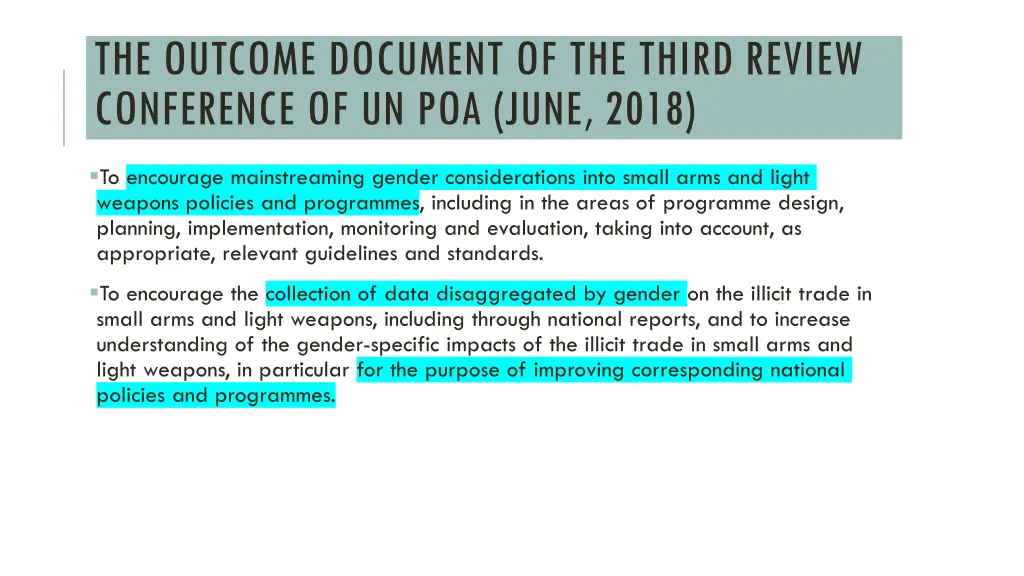 the outcome document of the third review 1