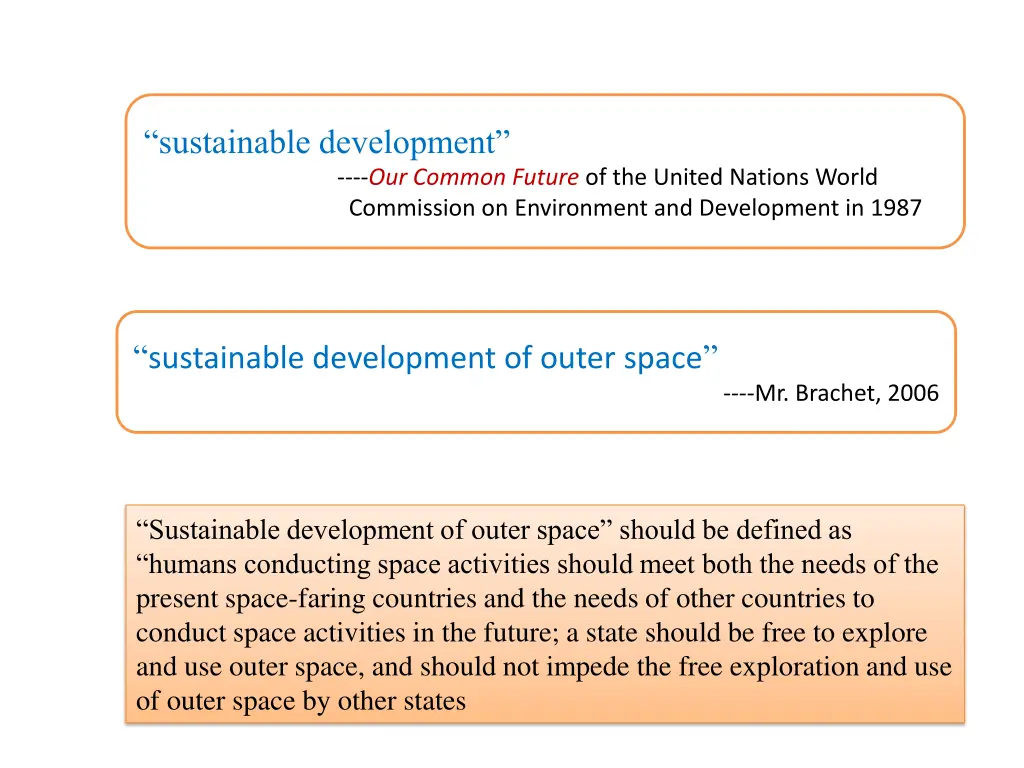 sustainable development