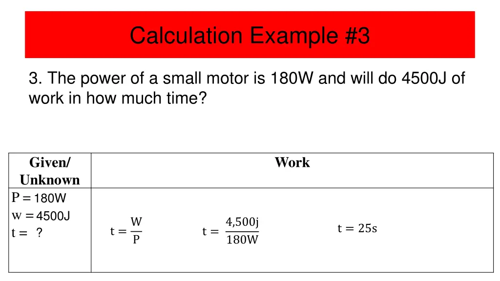 calculation example 3
