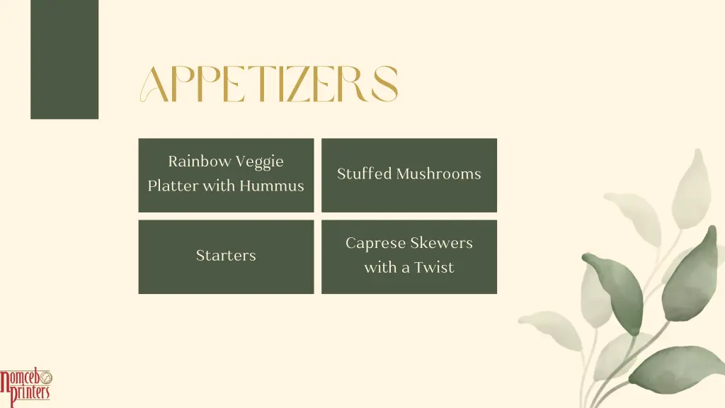 appetizers