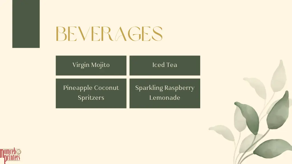 beverages