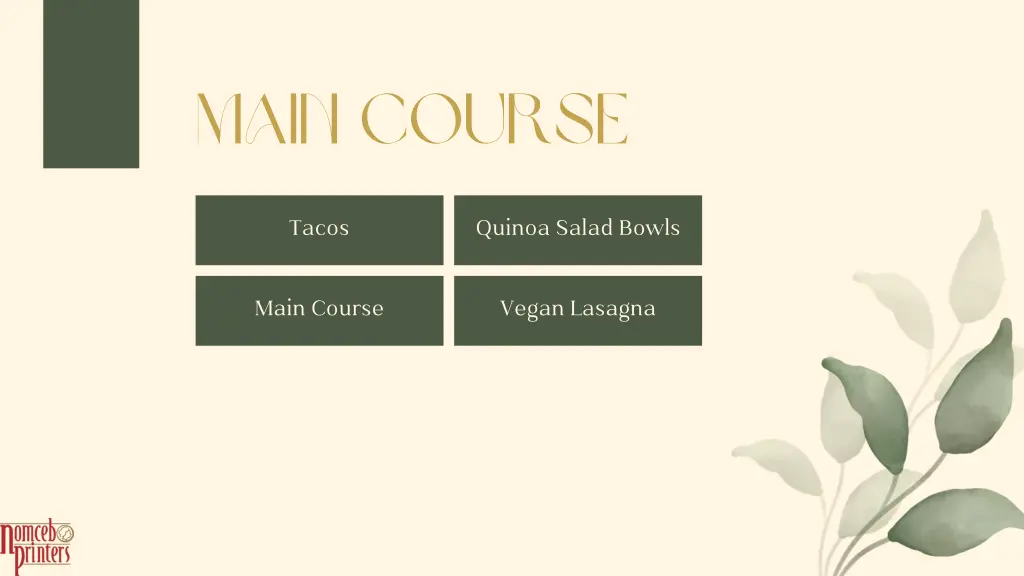 main course