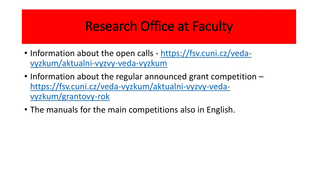 research research office