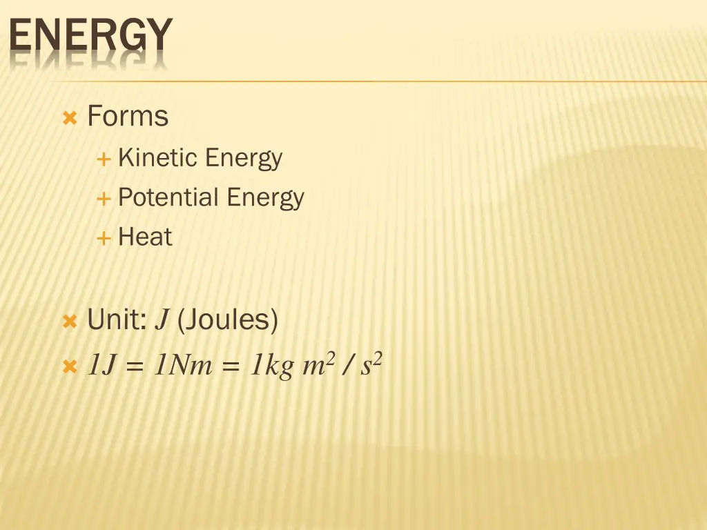 energy