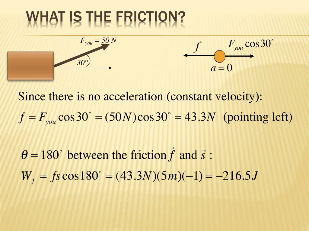 what is the friction