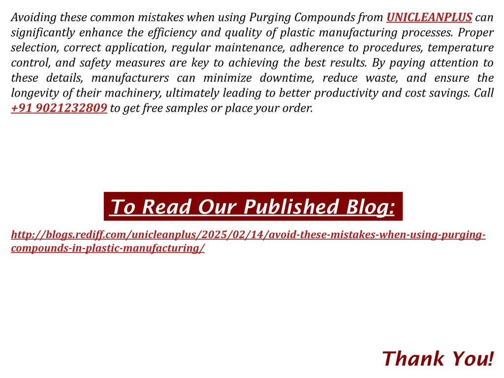 avoiding these common mistakes when using purging
