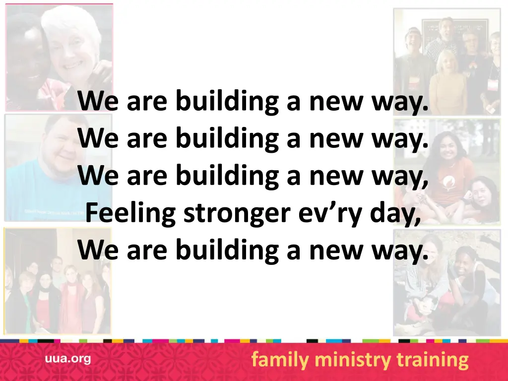 we are building a new way we are building