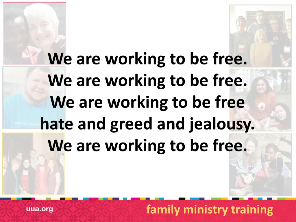 we are working to be free we are working