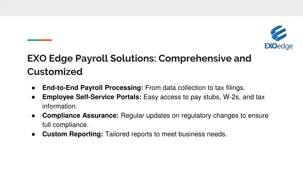 exo edge payroll solutions comprehensive