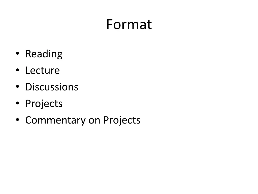 format