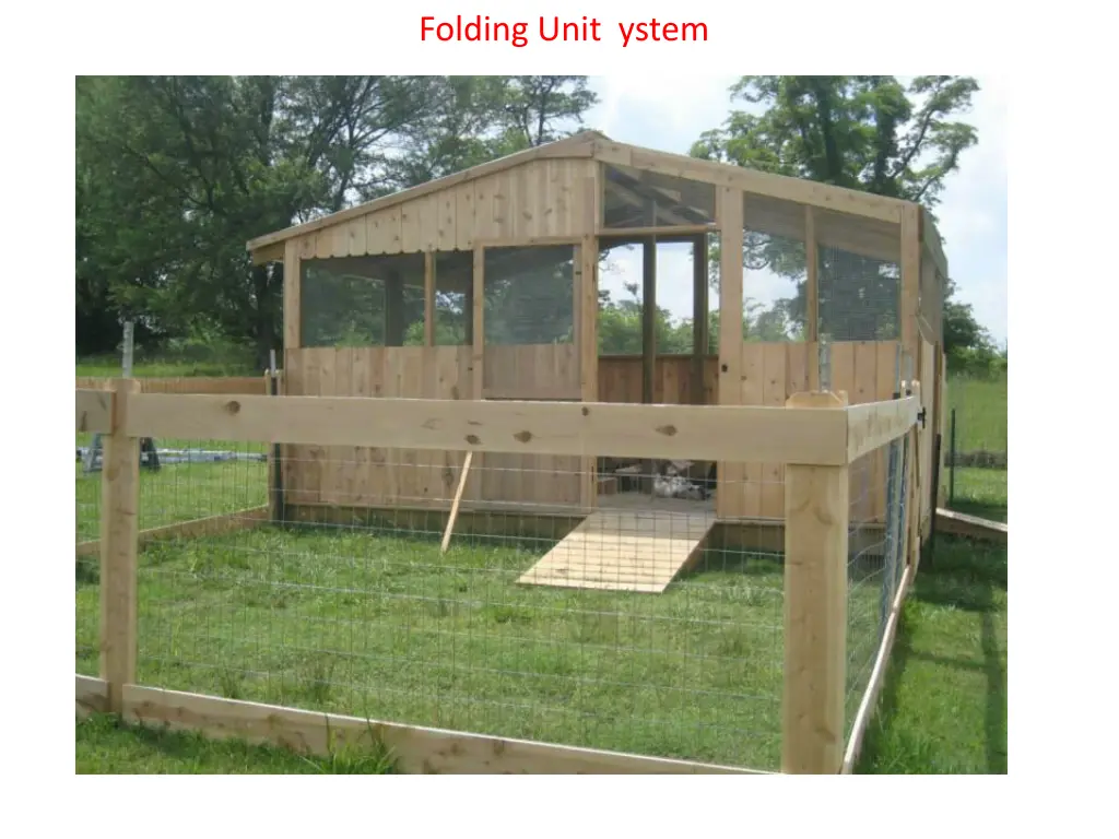 folding unit ystem 1
