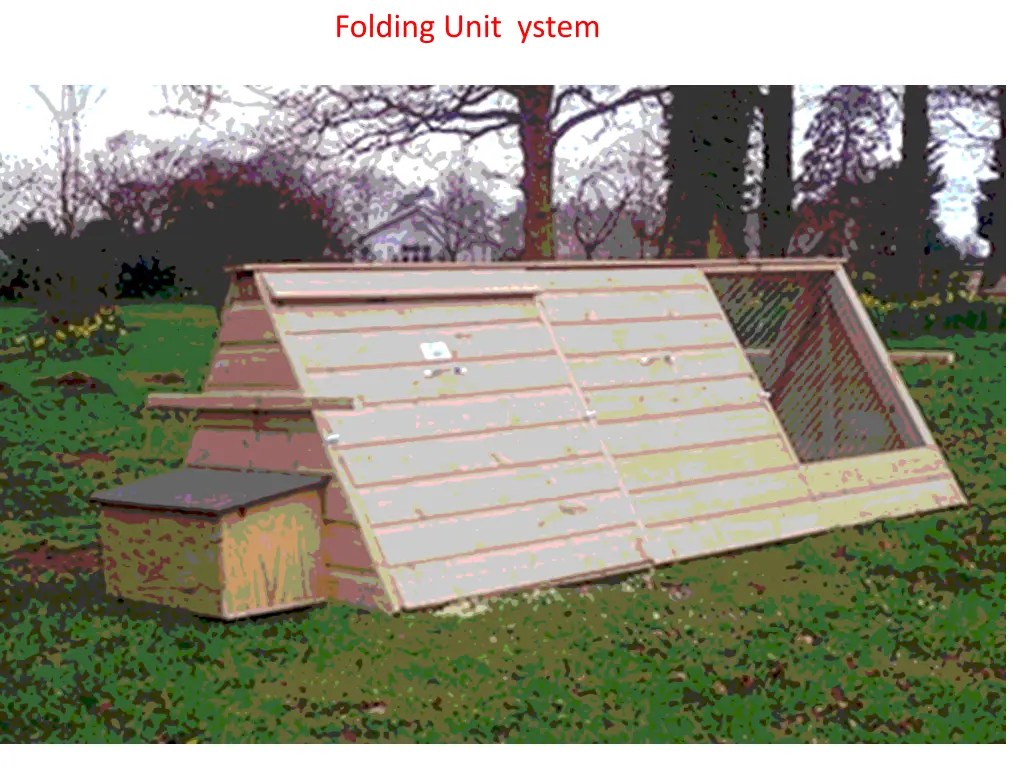folding unit ystem