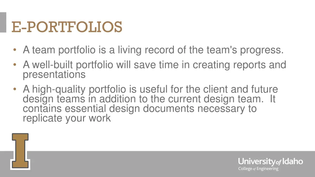 e portfolios