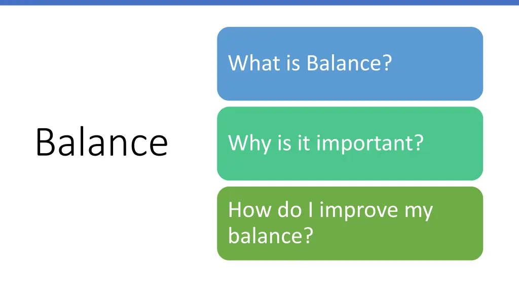 what is balance