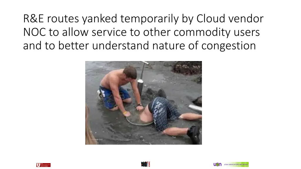r e routes yanked temporarily by cloud vendor