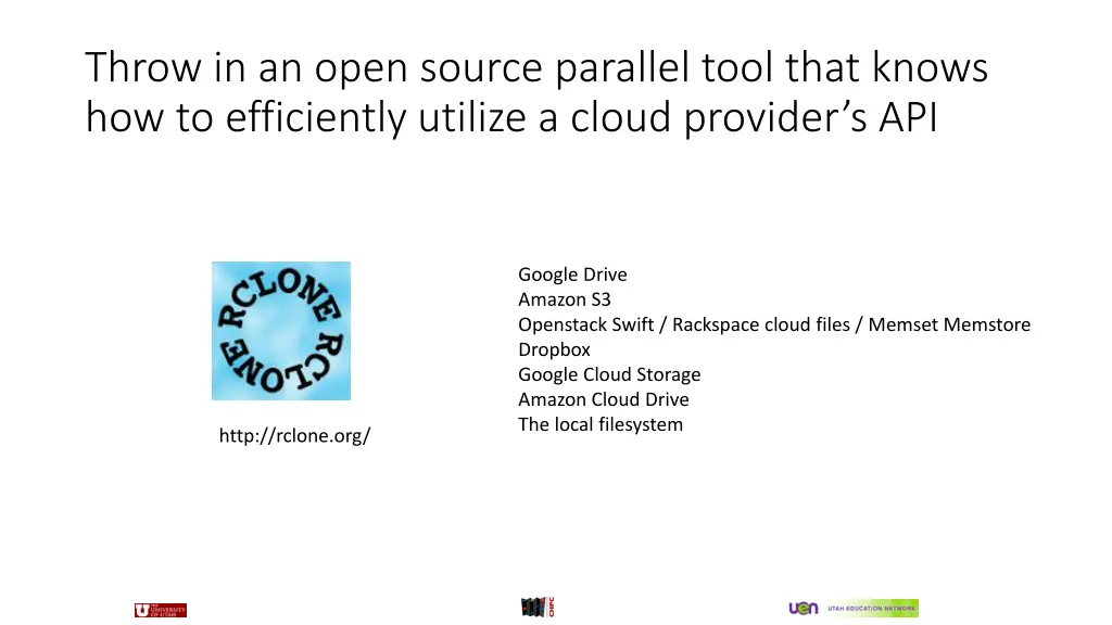 throw in an open source parallel tool that knows
