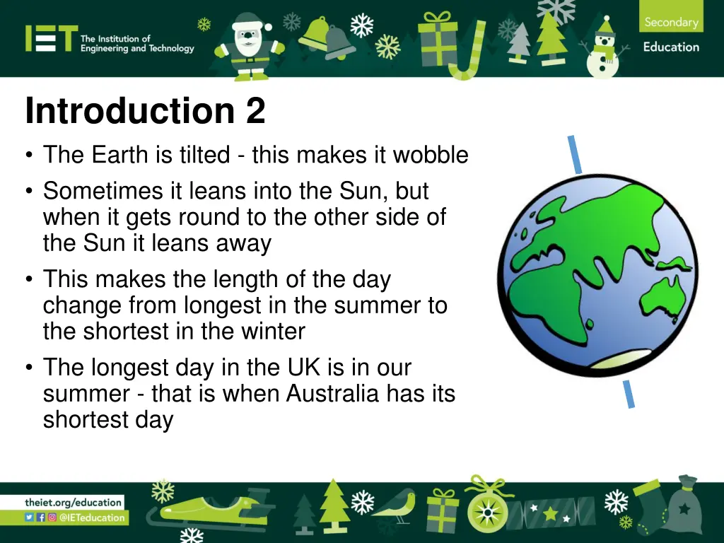 introduction 2 the earth is tilted this makes