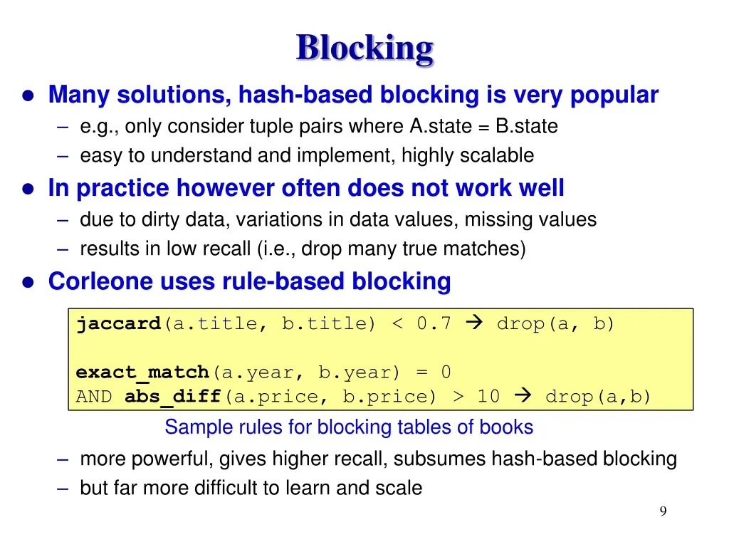 blocking