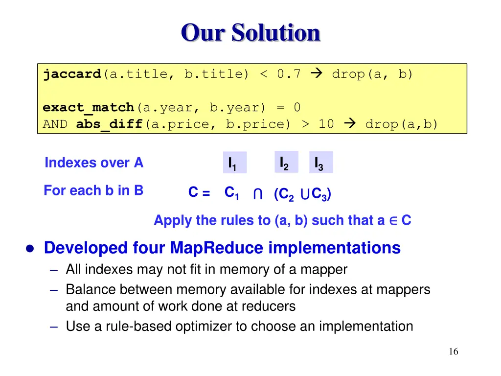 our solution 1