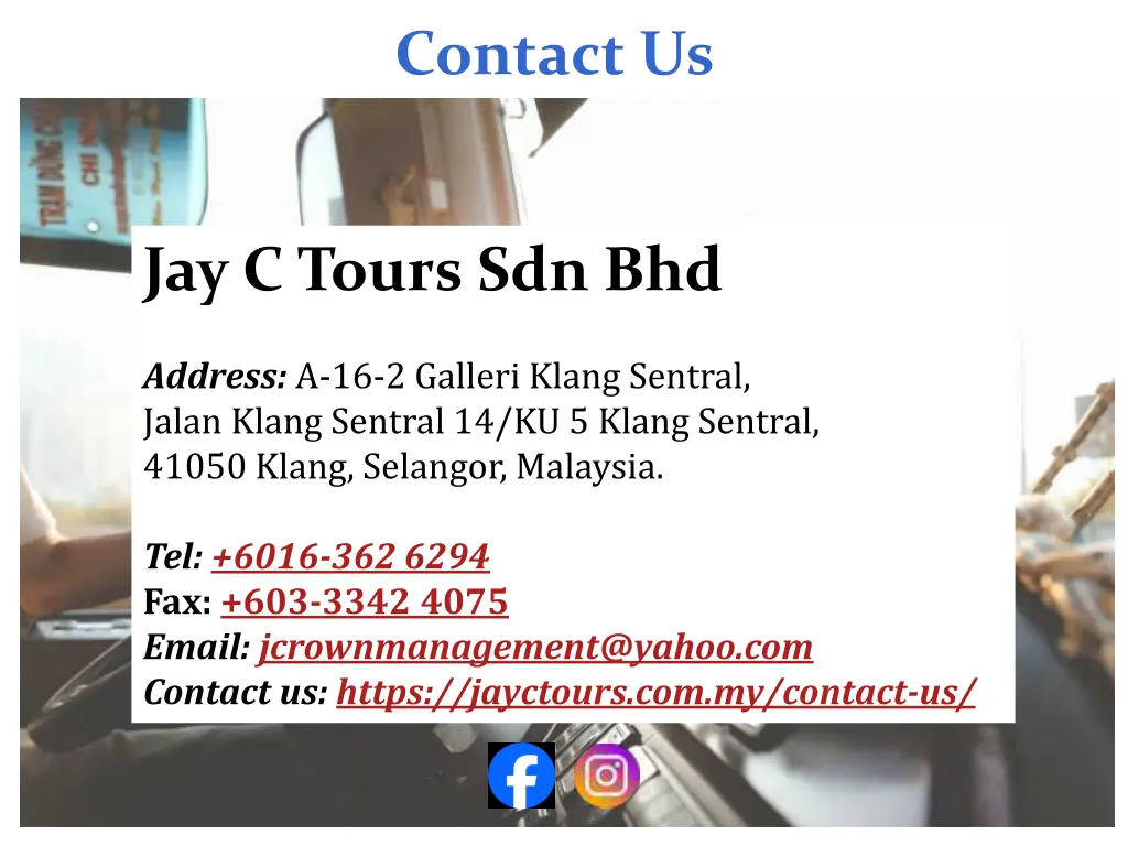 contact us