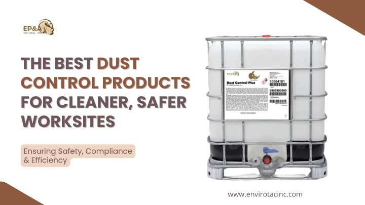 the best the best dust control products control