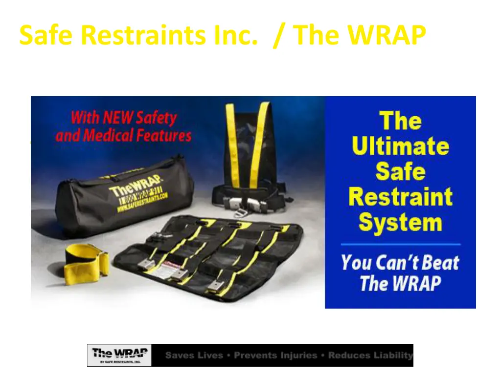safe restraints inc the wrap
