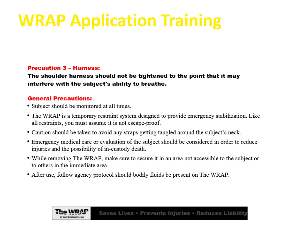 wrap application training 11