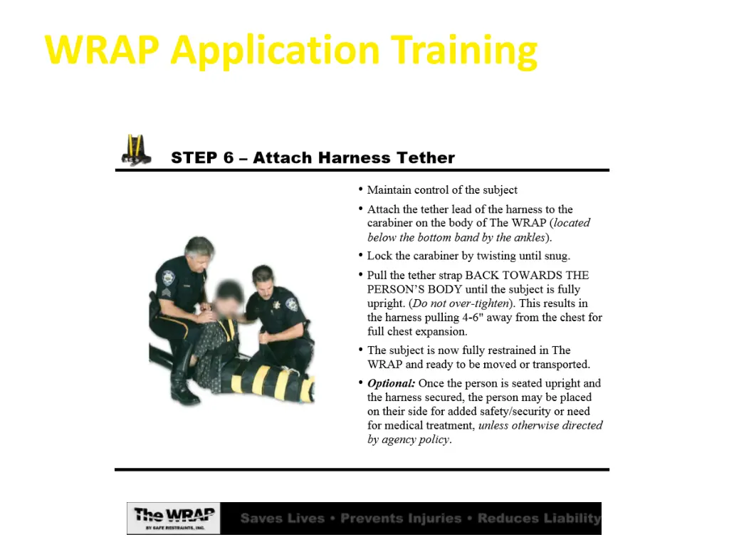 wrap application training 6