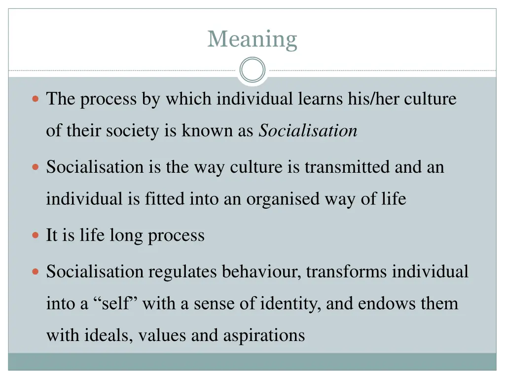 meaning