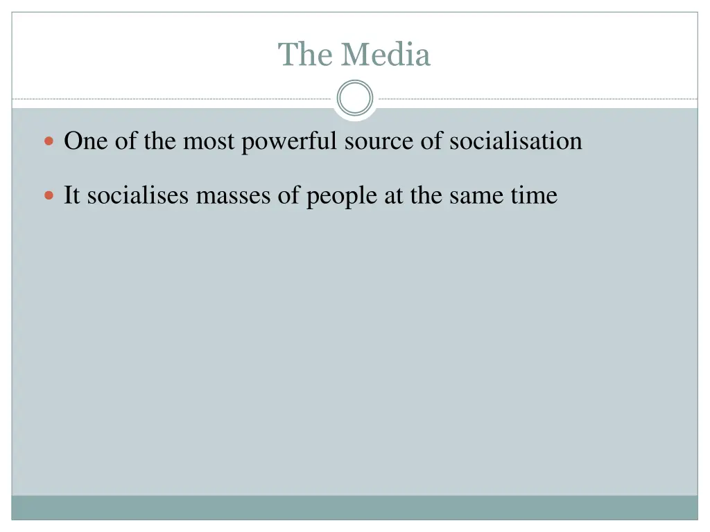 the media