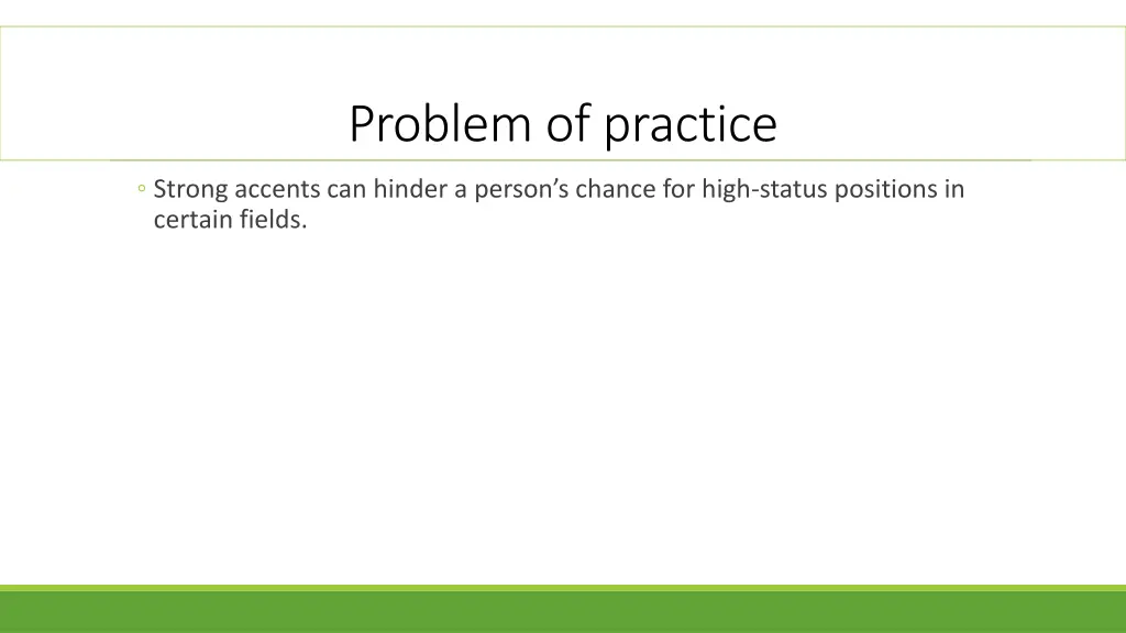 problem of practice