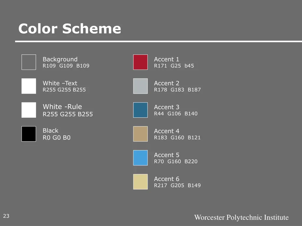 color scheme 1