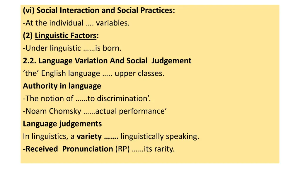 vi social interaction and social practices