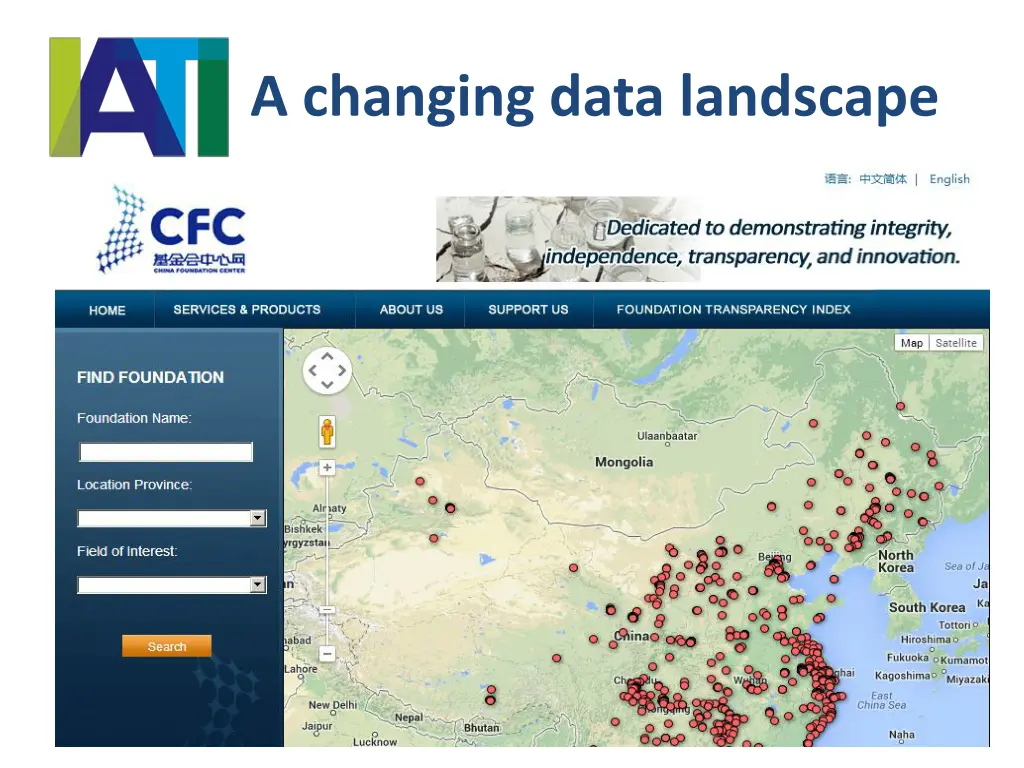 a changing data landscape