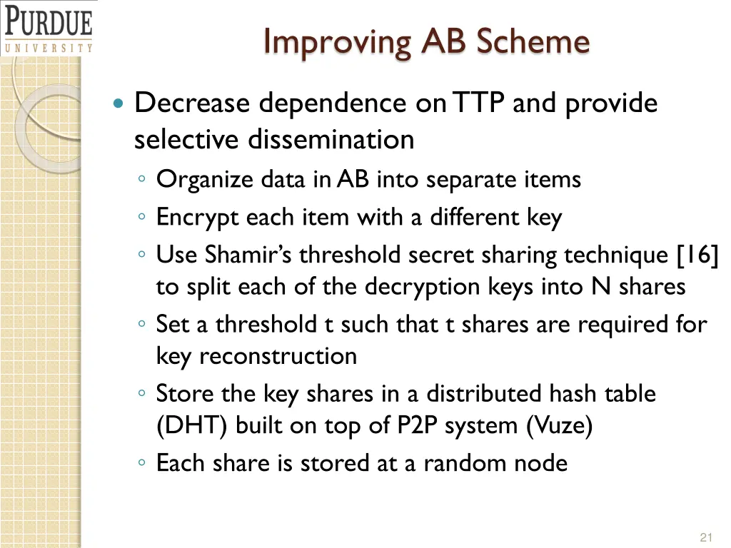improving ab scheme