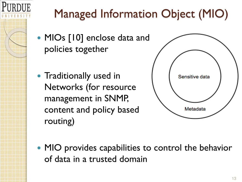 managed information object mio