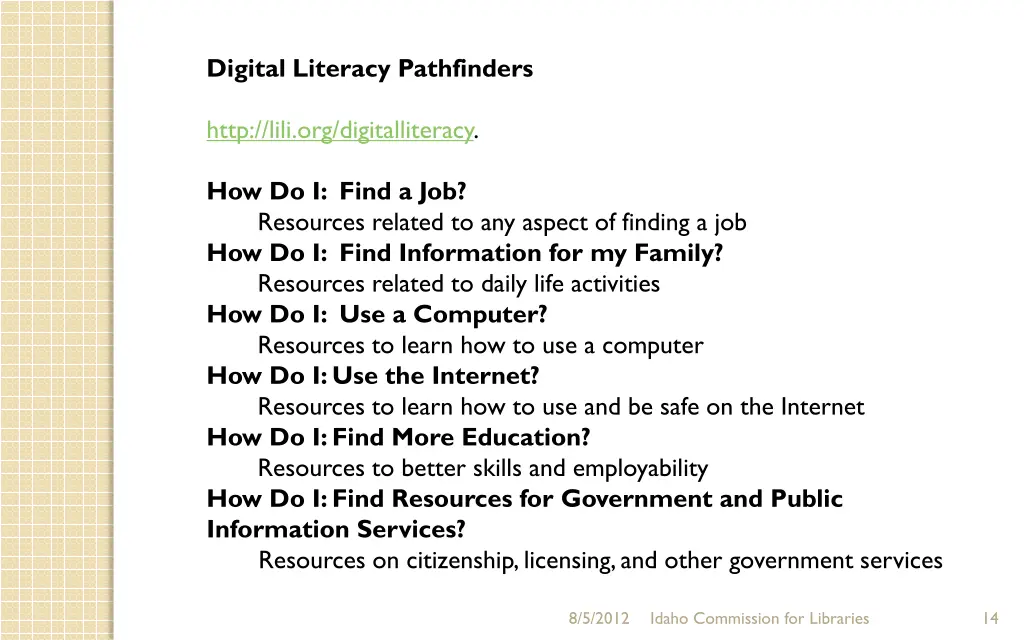digital literacy pathfinders