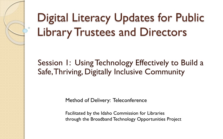 digital literacy updates for public library
