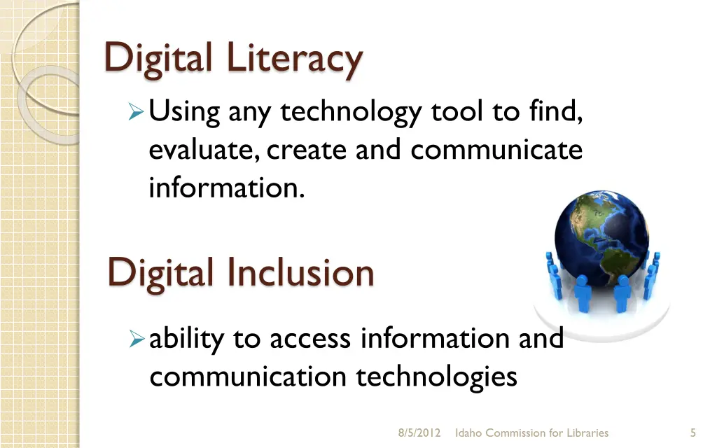 digital literacy using any technology tool